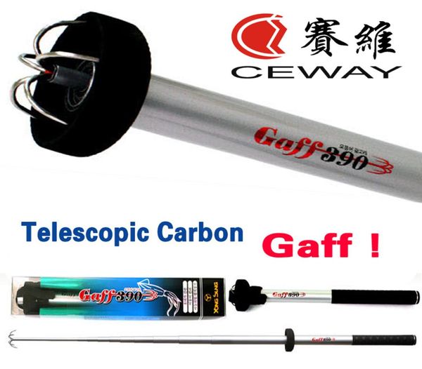 

telescopic carbon fishing gaff yong sung ocs fish rods fishing tackles equipments squid landing hooks new 2017 discount s3279958