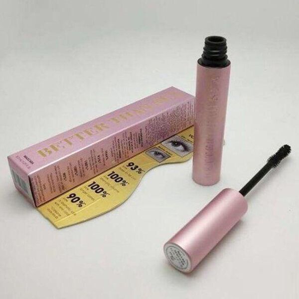 

face cosmetic mascara black color more volume 8ml pink aluminum tube masacara waterproof elongation cruling lash makeup long lasting high qu