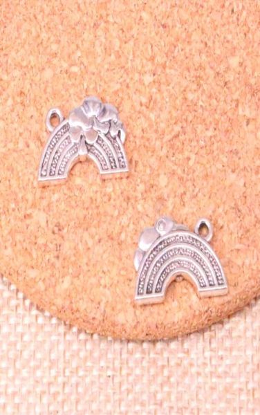 

67pcs charms rainbow flower 1219mm antique making pendant fitvintage tibetan silverdiy handmade jewelry2504008, Bronze;silver