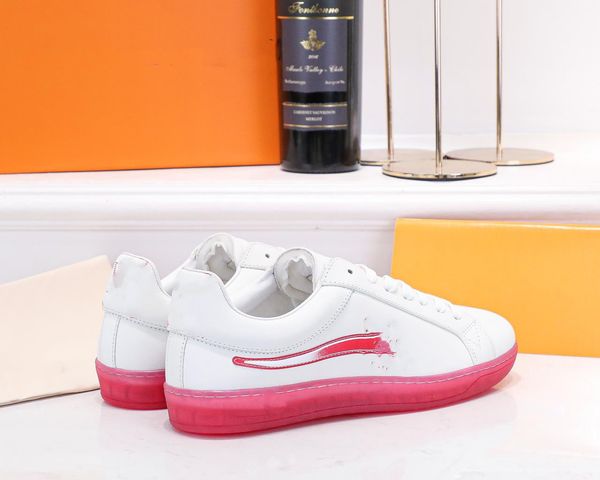 

designer luxury brand men women casual shoes track triple white black sneakers leather trainer nylon printed platform trainers 0828