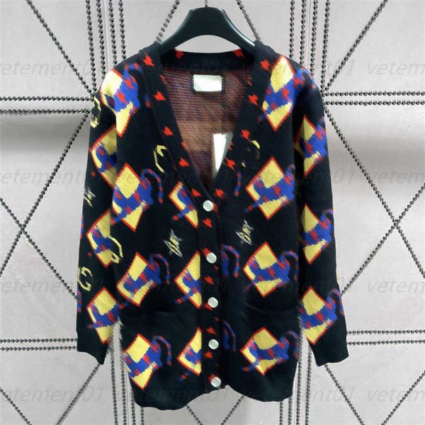 

women knit sweater button up shirt jacket wool fabric buttoned lattice printbuttoned v-neck cardigan sweaters jacket designer sweater women, Black;brown
