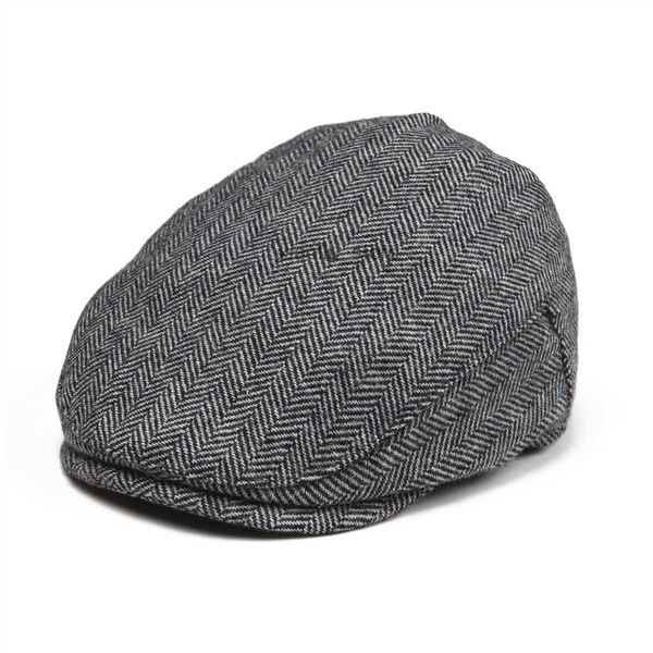 

newsboy hats jangoul kids flat caps herringbone woolen tweed small size boy girl newsboy caps infant toddler youth beret hat for children hk, Blue;gray
