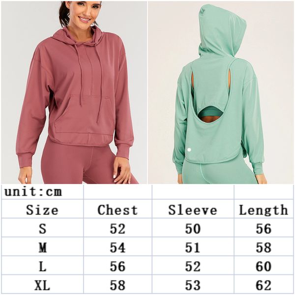 

ll-0155 exercise fitness wear womens yoga outfit hoodies sweatshirt sportswear outer outdoor apparel casual running hooded shirt long sleeve, Black
