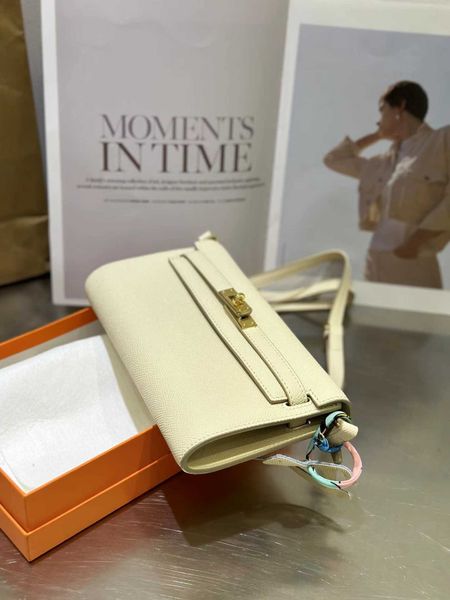 

designer kelys tote bag winter autumn and new fashion long wallet mini women's leather handheld one-shoulder straddle small womenznfv