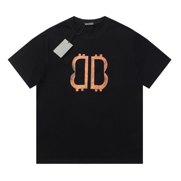 

blcg lencia summer t-shirts high street hip-hop style 100% cotton quality men and women drop sleeve loose tshirts oversize 23218, White;black