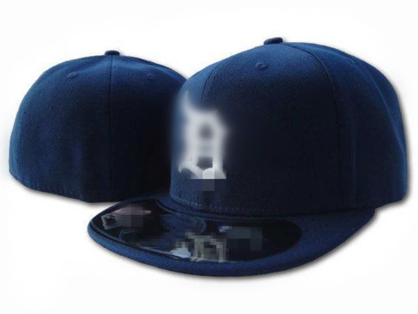 

good quality tigers b letter baseball caps hip hop sports bone chapeu de sol swag men women fitted hats h23-7.18, Blue;gray