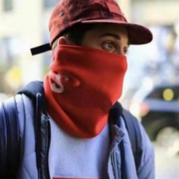 

20fw box logo men's and women's bibs outdoor wrap windproof sports cycling and warm in winter street hip hop fashion mas3124, Blue;gray