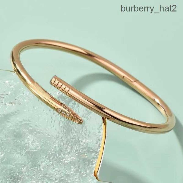 

love screw bracelet designer bracelets luxury jewelry women bangle fashion accessories titanium steel alloy gold-plated never fade not aller, Black