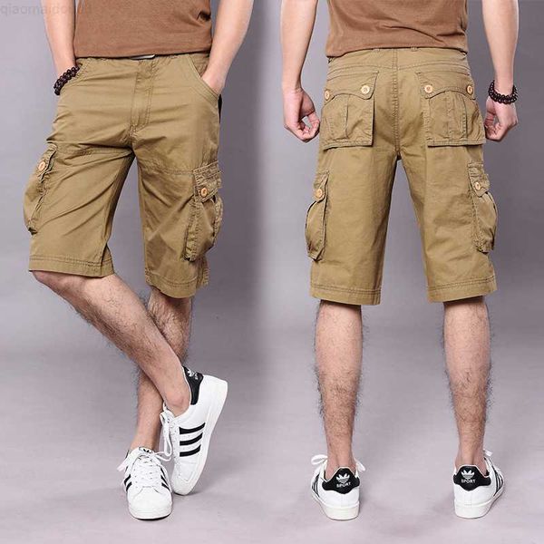 

men's shorts casual shorts mens jogger cargo short pants cottton mens workout shorts straight knee length pantnes cortos hombre 29-44 s, White;black