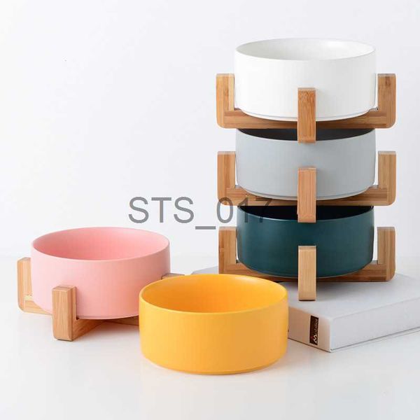 Dog Bowls Feeders Other Pet Supplies Ceramic Bowl Cat Puppy Feeding Double Food Water Feeder Accessories Durable multiple color option
