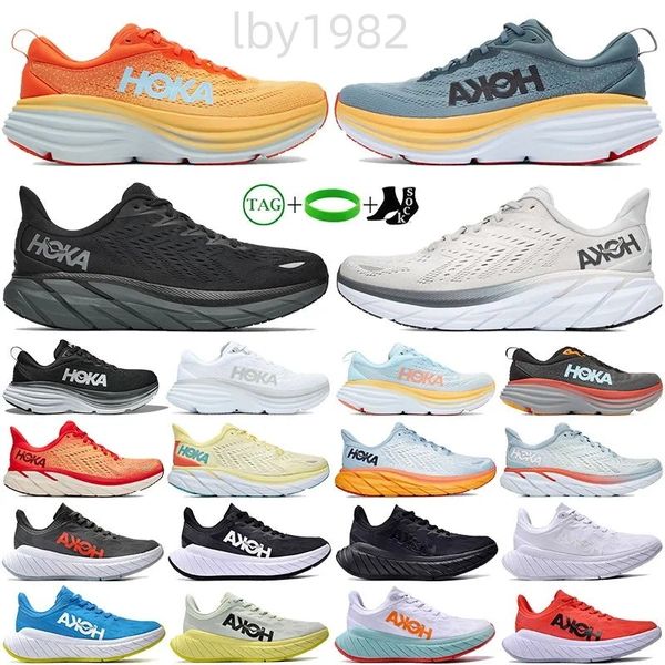 

hoka running shoes men women hokas one carbon x 2 clifton bondi 8 sports sneakers designer mens trainers comfort sneaker womens outdoor walk