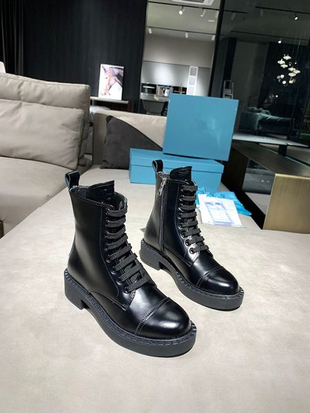 

winter platform cowboy boots women double pocket tactical men genuine leather platform latest bag tank snow boot 0714, Black