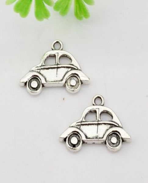 

300 pcs antique silver zinc alloy singlesided car charm pendants 215x15mm diy jewelry a0182401025, Bronze;silver
