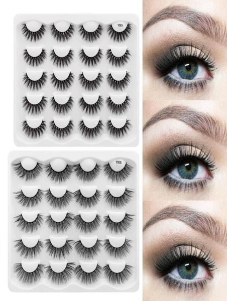 

10 pairs lashes false eyelashes mink eyelashes mink lashes natural dramatic volume eyelashes extension fake lashes2402645
