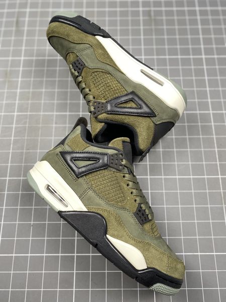 

2023 early buy 4s canvas basketball shoes jumpman 4 se craft medium olive men's designer sports sneakers