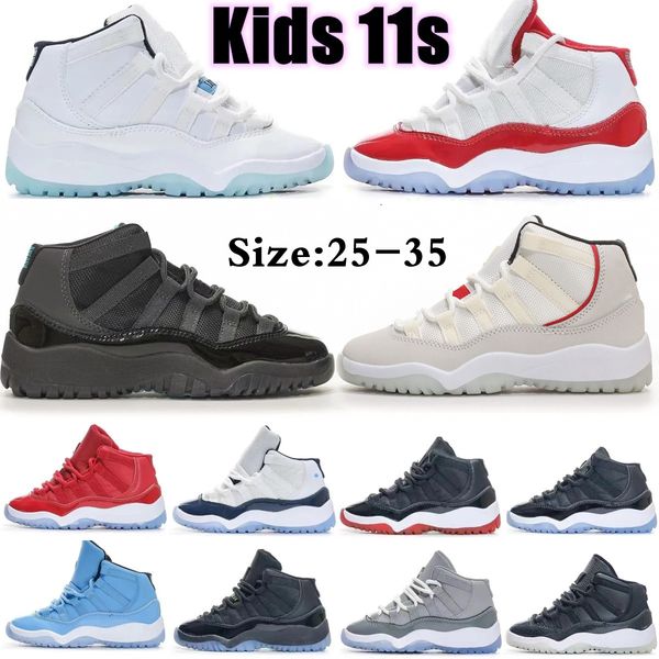 

kids shoes unc cherry jumpman 11s boys basketball 11 shoe children black mid high sneaker chicago designer military grey trainers baby kid y
