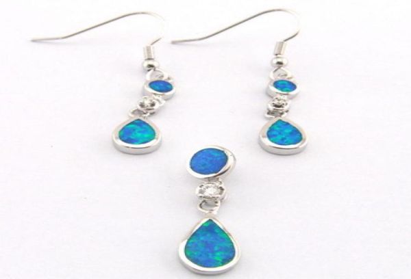 

opal jewelry with cz stonefashion earring and pendant set mexican fire opal the latest designs2074046, Black
