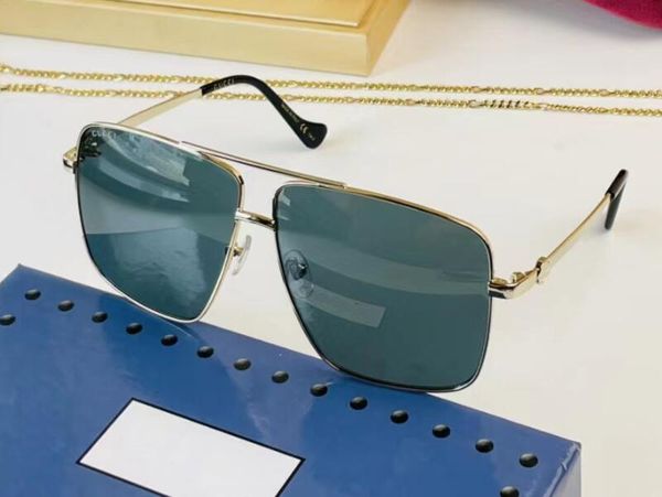 

realfine888 5a eyewear g1087s g691300 metal frame luxury designer sunglasses for man woman with glasses cloth box g0817s, White;black