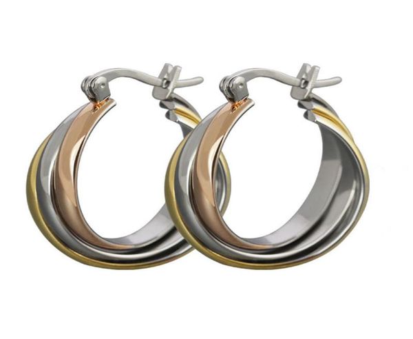 

hoop huggie fashion trendy jewelry stainless steel earrings star favorite lover for women4942130, Golden;silver
