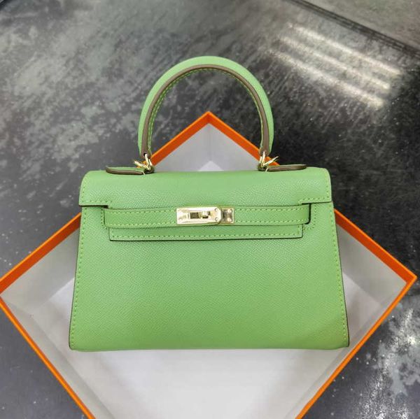 

designer kelys tote bag bag 2023 women's new handbag single shoulder messenger leather palm print mini second generation carrie 1m4wc