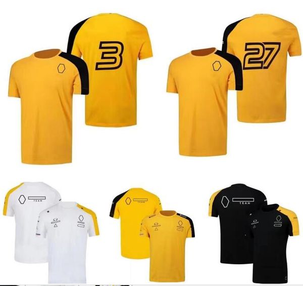 

f1 racing t-shirt summer short sleeve jersey same style customized
