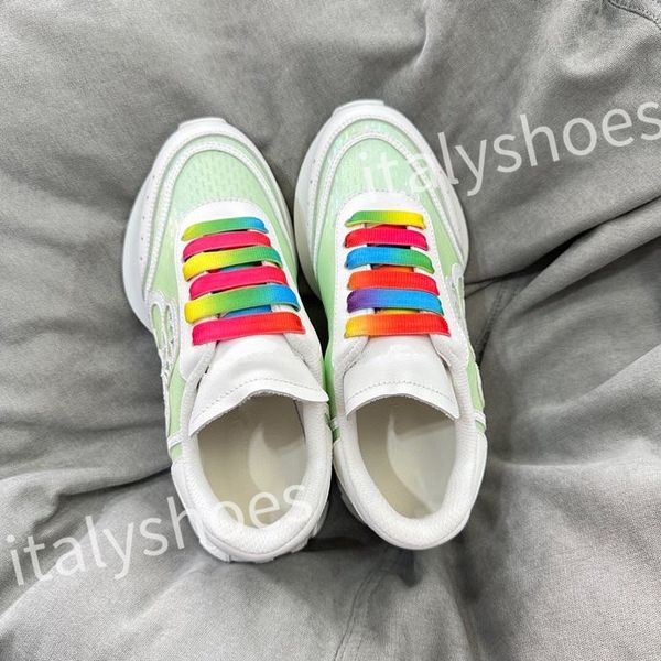 

new luxury reflective leather dad shoes space stitching material sneakers designer sneakers modern autumn winter trendy shoe xsd230403, Black