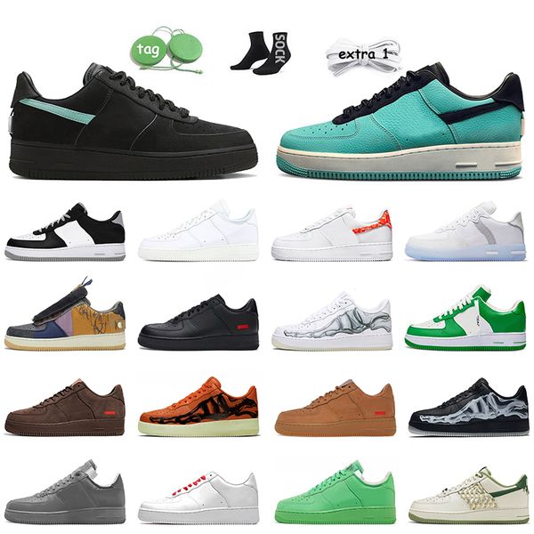 

2023 airs forces low women men designer casual shoes cactus jack sail baroque brown black white blue goost grey brooklyn green virgil ablohs