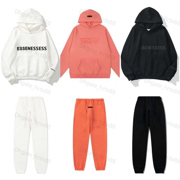 

designer hoodies men women designers pullover essentail hoodie winter man clothing pullover clothes essent hoodys sweatshirts essentialhood, Black