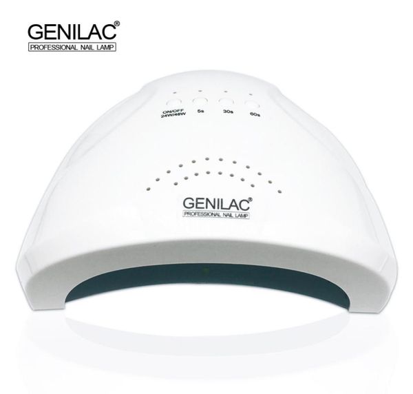 

whole genilac 48w sunone uv led lamp 30 leds sun nail dryer quickdry uv led nail lamp for curing nail gel art tool3557778