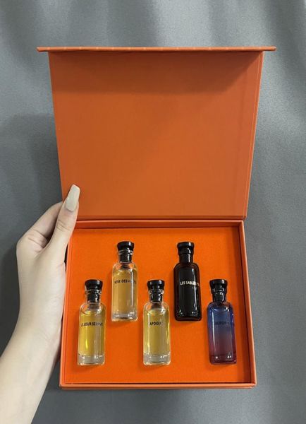 

perfume set for woman fragrance 10ml 5 pieces suit edp different smell perfect present with gift bag5179017