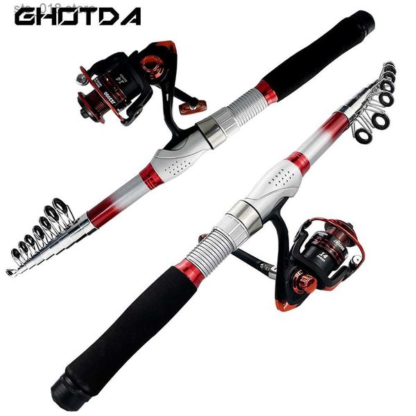 

casting rods 1.8m 2.1m 2.4m 2.7m 3.0m 3.6m carbon lure fishing rod with reel max drag 15kg spinning reel kit t230718
