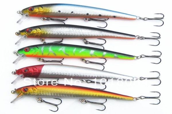 

minnow fishing luresbaits plastic hard baits popper 5pcslot 130mm19g mix 5 colors fishing tackle spoon 211 1694011