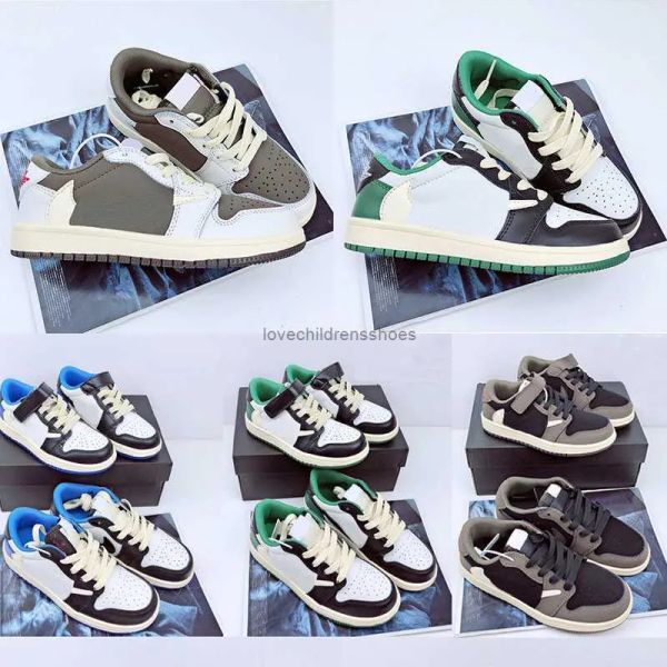 

jumpman kids 1s low basketball shoes black white toddler green game royal obsidian chicago bred athletic sneakers multi-color tie-dye outdoo
