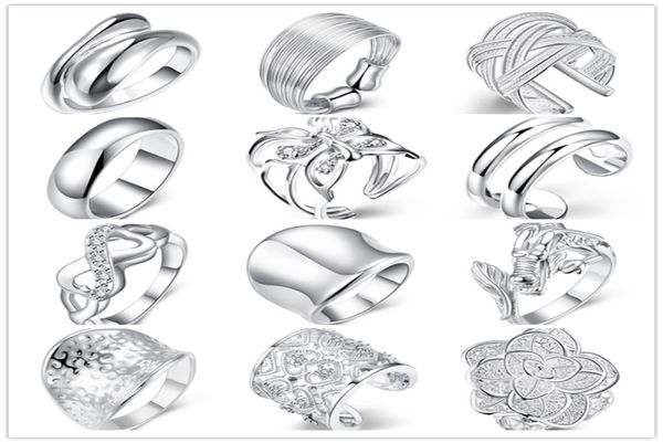 

mixed style 925 sterling silver finger ring fashion jewelry beautiful cute street style 772169