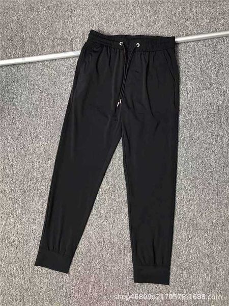 

men's pants designer spring/summer new business casual triangle strap s5pn, Black