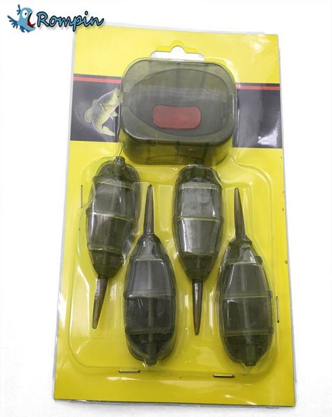 

rompin carp fishing feeder tool 15202530g tow set carp fishing lead sinker lures bait holder device2360316