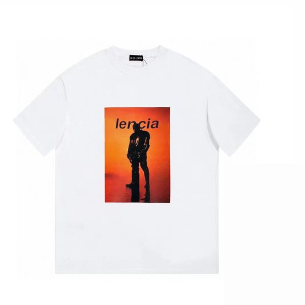 

blcg lencia summer t-shirts high street hip-hop style 100% cotton quality men and women drop sleeve loose tshirts oversize 23207, White;black