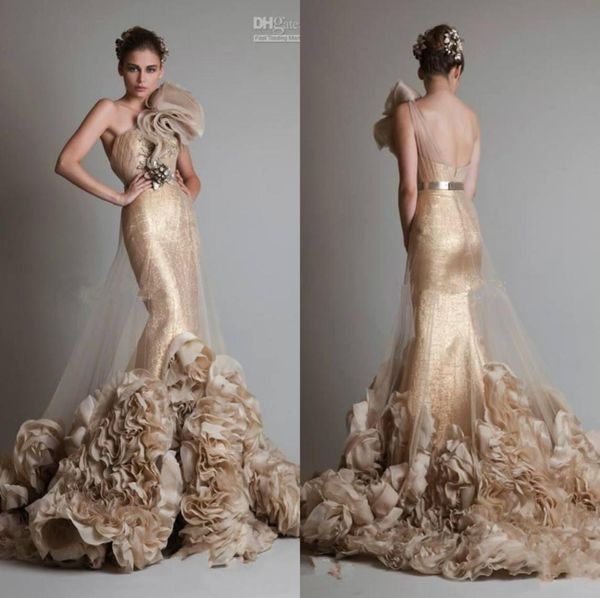 

luxury gold dresses evening wear strapless mermaid sweep train pageant gowns beaded appliqued red carpet gowns for women7056667, Black;red