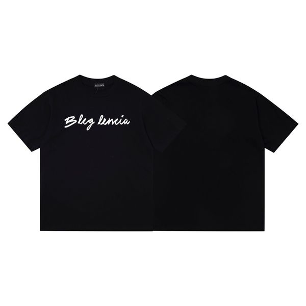 

blcg lencia summer t-shirts high street hip-hop style 100% cotton quality men and women drop sleeve loose tshirts oversize 23211, White;black