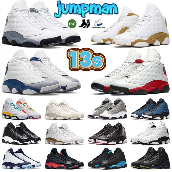 

designer 13 13s men basketball shoes jumpman designers sports sneakers mens shoe blue grey celestine blue obsidian powder blue court purple