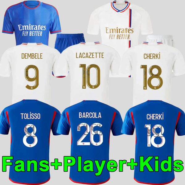 

23 24 maillot 2023 2024 soccer jerseys digital fourth football shirts toko ekambi cherki aouar home lyon .paqueta dembele denayer ndombele, Black;yellow