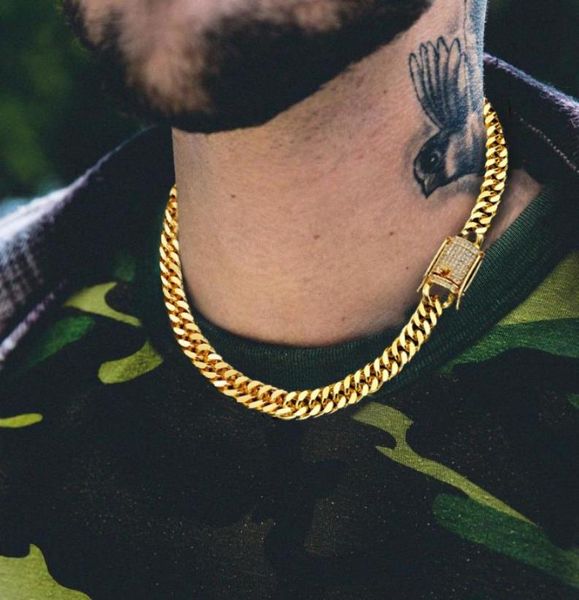 

202430quotcustomized chain men039s heavy iced zircon miami cuban link custom necklace choker bling bling hip hop jewelry6566704, Silver