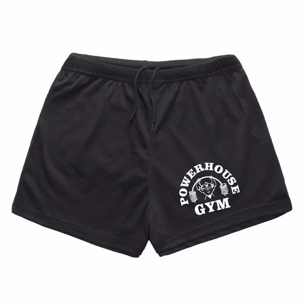 

men' tank board shorts powerhouse fitness bodybuilding workout drawstring for man cotton short 230717, White;black