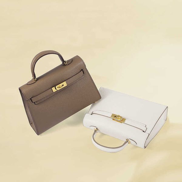 

designer kelys tote bag second generation bag mini portable 2023 new genuine leather women's single shoulder crossbody cowhidej1cn