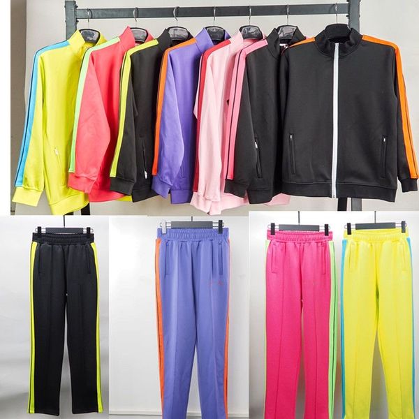 

mens tracksuits sweater trousers set designer zip jackets and pants suits streetwear sweatshirts sports suit embroidery plush letter decorat, Gray