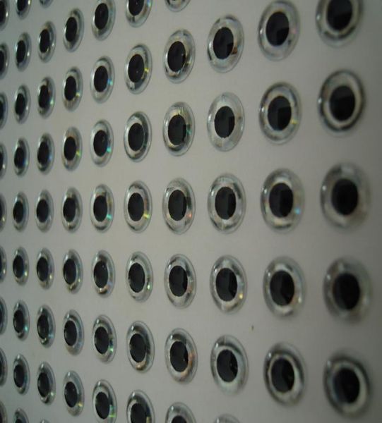 

500pcs 4mm 5mm 310pcs 6mm silver 3d soft holographic fishing lure eyes lure making crankbait for fly tying jigs craft dolls3441072