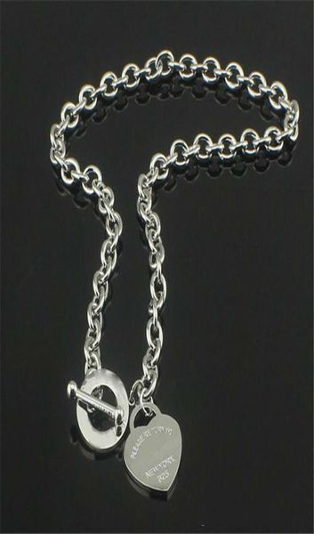 

new year bracelet 925 silver heartshaped pendant necklace bracelet set love necklace bracelet couple set8236814