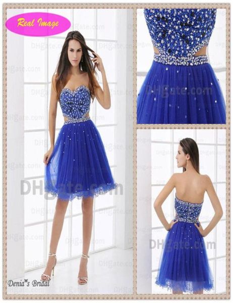 

2017 beautiful blue sweetheart shiny sequins mini cocktail party dress ruffled in botton real image hx304672737, Black