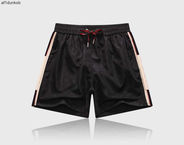 

swim ggity summer fashion shorts men new designer board mens short quick pants drying swimwear printing shorts-108# board beach, White;black