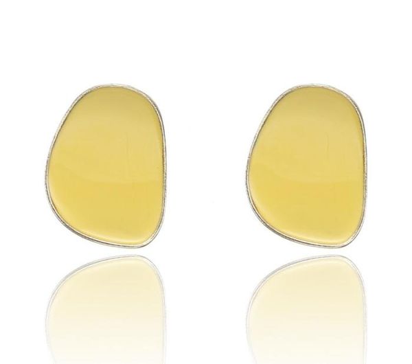 

europe and the united states earrings new alloy fresh and lovely geometric candy color earrings women whole2601480, Golden;silver